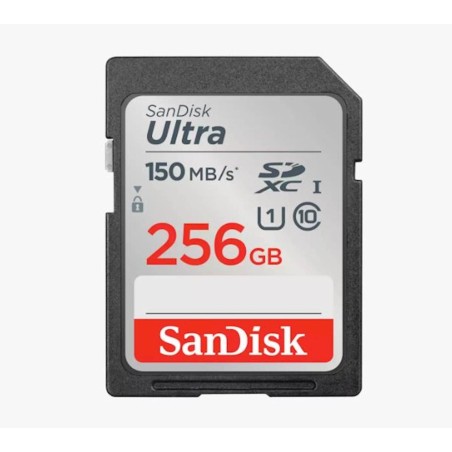 Pomnilniška kartica SDXC SanDisk 256GB Ultra, 150MB/s, UHS-I, C10