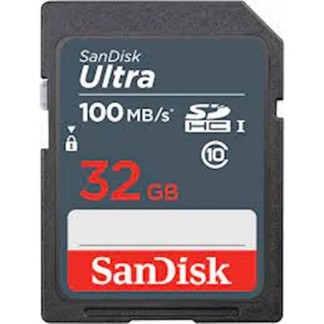 Pomnilniška kartica SDHC SanDisk 32GB Ultra, 100 MB/s