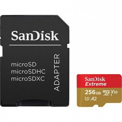 Pomnilniška kartica SDXC SanDisk micro 256GB Extreme Mobile Gaming, 190/130MB/s,