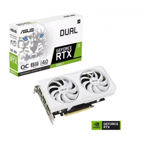 Grafična kartica ASUS GeForce RTX 3060 Ti DUAL OC White edition, 8GB