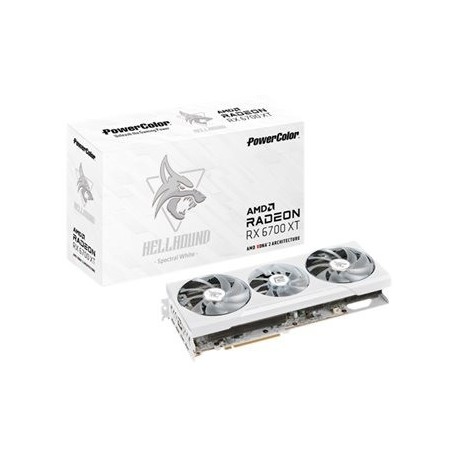 Grafična kartica POWERCOLOR Hellhound Spectral White Radeon RX 6700XT 12GB
