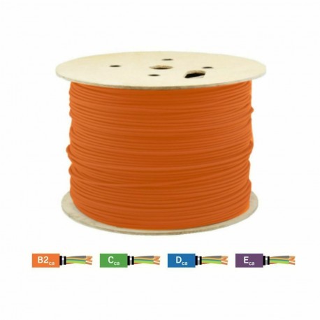 Kabel CAT.6A 10GPlus S/FTP 4x2 AWG23 B2ca 500m oranžen Leviton 9001079