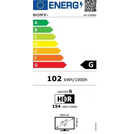 LED TV 55 Sony KD55X89JAEP 100Hz