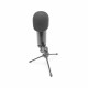 Mikrofon USB kondenzatorski s stojalom Prof. za Podcast in Streaming Digitus 600