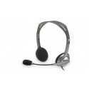 Slušalke z mikrofonom Logitech H110 stereo