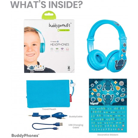 Slušalke BUDDYPHONES PLAY, modre