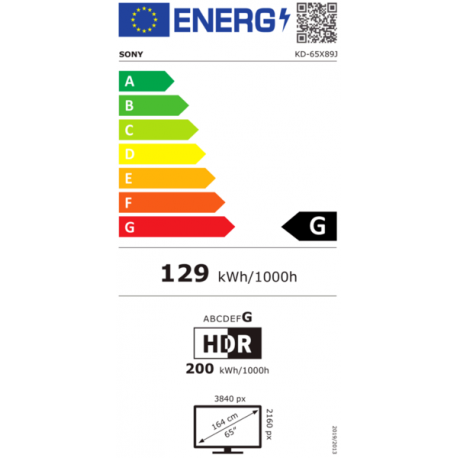 LED TV 65 Sony KD65X89JAEP 100HZ