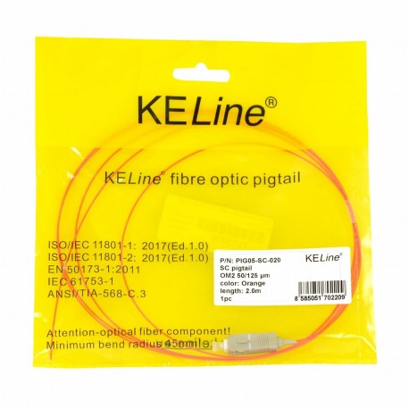 KELine optični pigtail MM 50/125 SC OM2 2m PIG05-SC-020 7955009