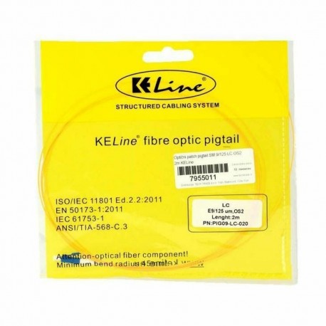 KELine optični pigtail SM 9/125 LC OS2 2m PIG09-LC-020 7955011
