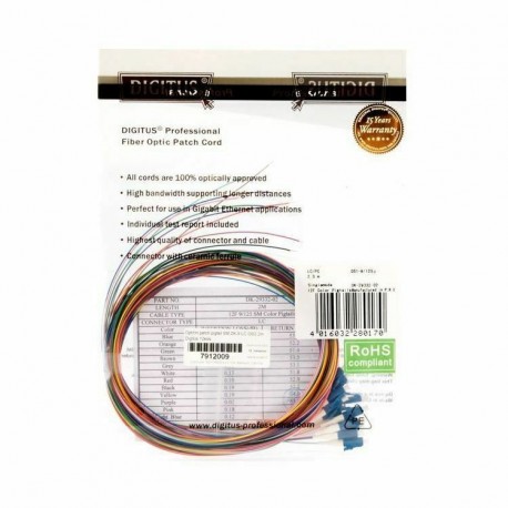Digitus optični pigtail SM ZK-9 LC 12kos DK-29332-02 7912009