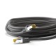 Kabel GOOBAY (91608) SFTP CAT 6A / S/FTP CAT 7 patch 2m črn mrežni povezovalni k