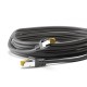 Kabel GOOBAY (91617) SFTP CAT 6A / S/FTP CAT 7 patch 3m črn mrežni povezovalni k