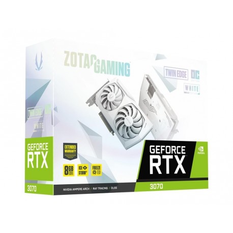 Grafična kartica ZOTAC GAMING GEFORCE RTX 3070 Twin Edge OC LHR White Edition 8G