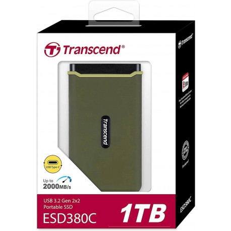 SSD Transcend prenosni 1TB 380C, USB 3.1, Tip C TS1TESD380C