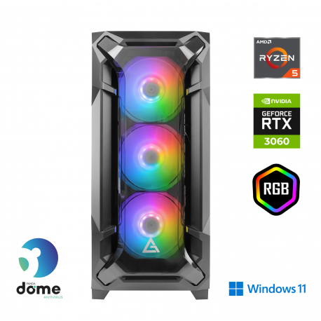 Računalnik ANNI Gamer Advanced R5-3600 / RTX 3060 / 16 GB / 500 GB / W11H