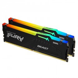 Pomnilnik DDR5 16GB (2x8GB)  5200MHz KINGSTON Fury Beast RGB, KF552C36BBEAK2-16