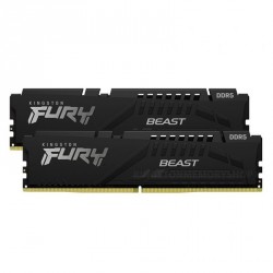 Pomnilnik DDR5 16GB (2x8GB) 5200MHz KINGSTON Fury Beast Black, KF552C36BBEK2-16