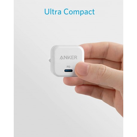 Stenski polnilec Anker Powerport III 20W USB-C