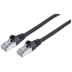 Mrežni kabel Intellinet 2 m Cat6A, CU, Črn