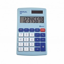 MAUL Žepni kalkulator M8, moder