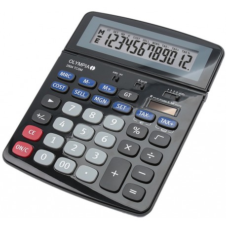 Kalkulator namizni olympia 12-mestni 2504 nastavljiv ekran 160x200x18