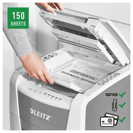 Uničevalec dokumentov leitz iq autofeed 150 4x30 p4 80130000