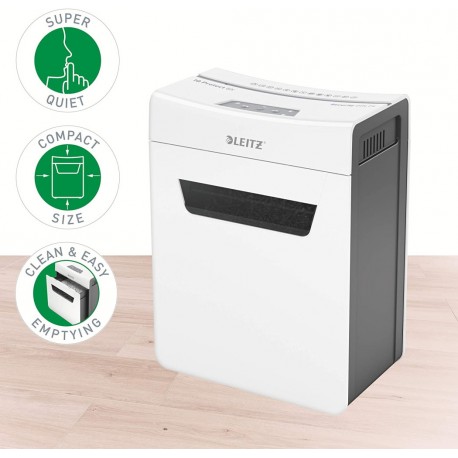 Uničevalec dokumentov leitz iq protect premium 8x 4x40 p-4 80910000
