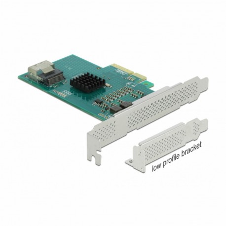 Razširitvena kartica Delock PCIe 4xSATA 6Gbs RAID HyperDuo