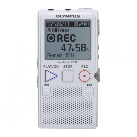 Diktafon OLYMPUS DP-311 bele barve (V412131WE000 (4282))