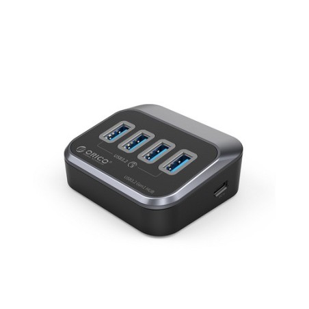 USB-C hub s 4 vhodi, 4x USB-A 3.2 Gen1, 5Gbps, črn, ORICO M3U3-4A-05,