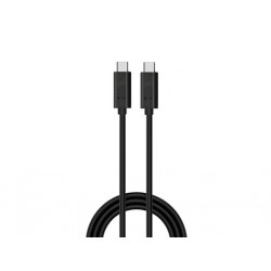 Kabel USB-C v USB-C, USB 3.2 Gen1, 10Gbps, 60W, 4K @ 60Hz, 1m, črn, Ewent,