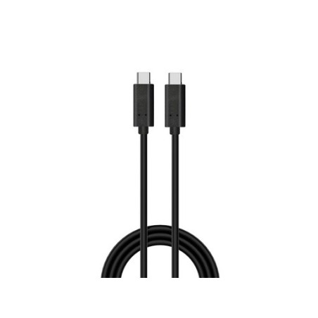 Kabel USB-C v USB-C, USB 3.2 Gen1, 10Gbps, 60W, 4K @ 60Hz, 1m, črn, Ewent,