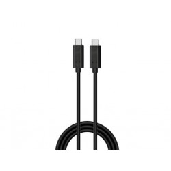 Kabel USB-C v USB-C, USB 3.2 Gen2, 20Gbps, 100W, 4K @ 60Hz, 1m, črn, Ewent,