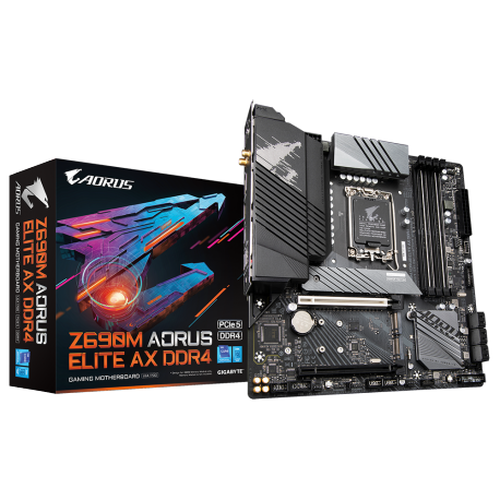 Matična plošča GIGABYTE Z690M A ELITE AX DDR4, LGA1700