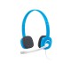 Slušalke z mikrofonom Logitech H150 modre