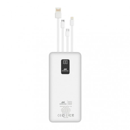 Prenosna baterija Powerbank Rivacase VA2220 20000mAh prenosna baterija s kabli,