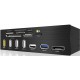 Front panel multiport čitalec kartic Icy Box IB-867-B