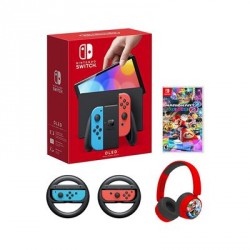 Igralna konzola Nintendo switch OLED Neon blue/Red Joy-Con+ Super Mario dodatki