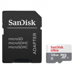 Pomnilniška kartica SDXC SanDisk 128GB Ultra, 140MB/s, UHS-I, C10