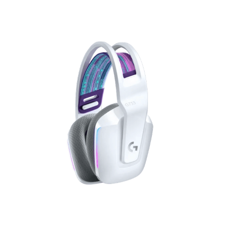 Slušalke Logitech G733 LIGHTSPEED, bele
