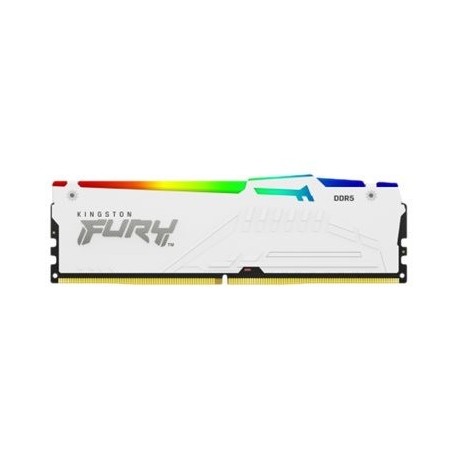 Pomnilnik DDR5 64GB (2x32GB) 6000MHz KINGSTON FURY Beast White RGB