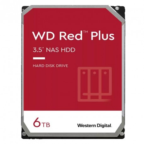Trdi disk 6TB SATA3 WD Red Plus, WD60EFPX