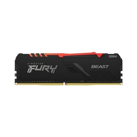 Pomnilnik DDR4 64GB (4x16GB) 3200MHz KINGSTON FURY Beast RGB, KF432C16BB1AK4/64