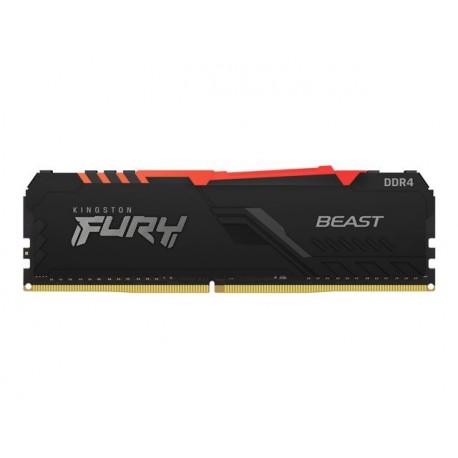 Pomnilnik KINGSTON 64GB 3200MHz DDR4 CL16 DIMM Kit of 4 FURY Beast RGB