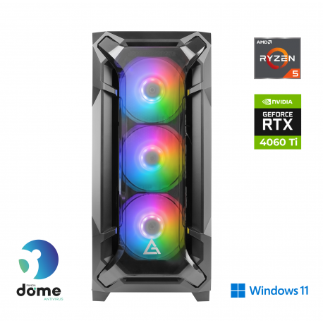 Računalnik ANNI Gamer Advanced R5-5600X / RTX 4060 Ti / 16 GB / 500 GB / W11H