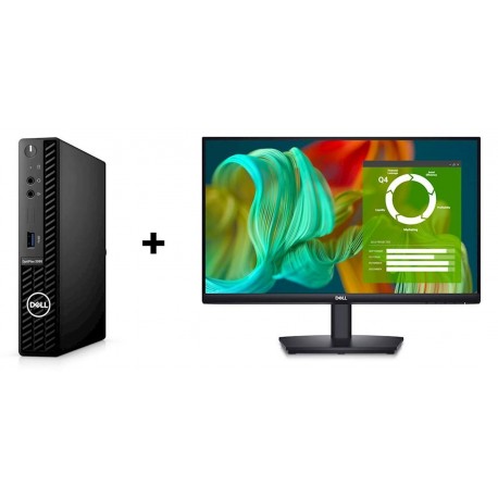 Računalniški komplet DELL Optiplex i3-12100T, 8GB, SSD 256GB, W11P+ Mon. E2424HS