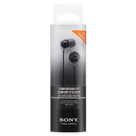 Slušalke Sony MDREX15LPB, črne