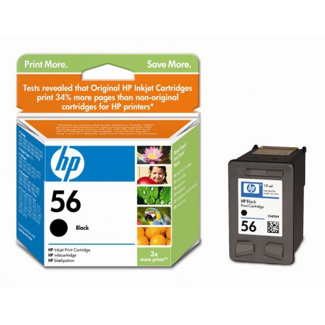 Črnilo HP C6656AE (56), črno, za 520 strani