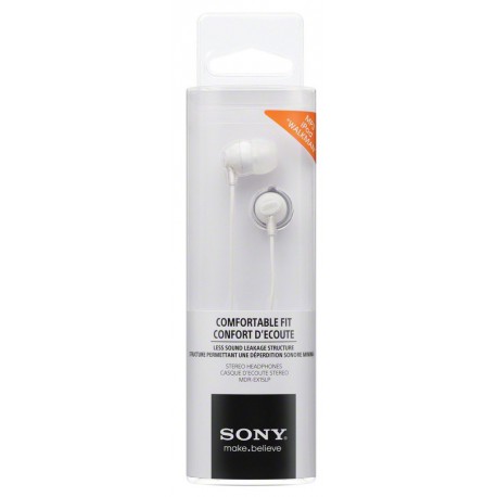 Slušalke Sony MDREX15LPW, bele