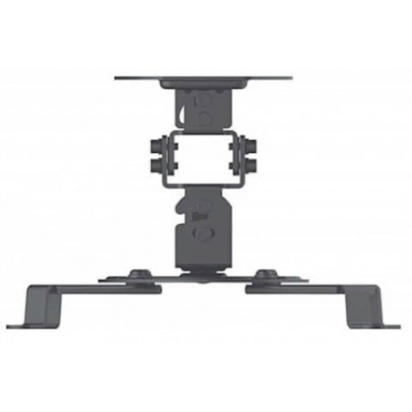 Stropni nosilec za projektor 32 cm MANHATTAN, 13,5kg, naklon ±15°, črne barve